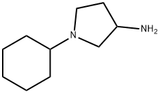 1-环己基吡咯烷-3-胺 结构式