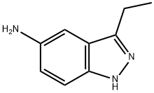 3-ethyl-1H-indazol-5-amine 结构式