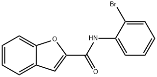 N-(2-Bromophenyl)benzofuran-2-carboxamide Struktur