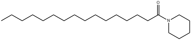 1-ピペリジノ-1-ヘキサデカノン 化学構造式