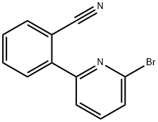 2-(6-bromo-2-pyridinyl)Benzonitrile Struktur