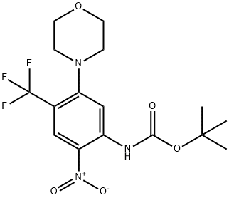 473537-43-8 tert-Butyl (5-morpholino-2-nitro-4-(trifluoromethyl)phenyl)carbamate