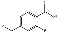 4-(Bromomethyl)-2-fluorobenzoicacid Structure