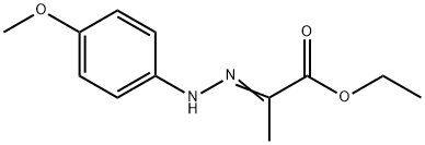 ethyl (E)-2-(2-(4-methoxyphenyl)hydrazono)propanoate Structure