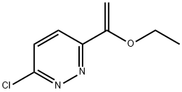 3-chloro-6-(1-ethoxyethenyl)Pyridazine Structure