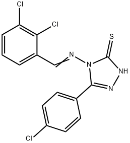 488723-81-5 5-(4-chlorophenyl)-4-[(2,3-dichlorobenzylidene)amino]-4H-1,2,4-triazole-3-thiol