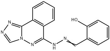 2-hydroxybenzaldehyde [1,2,4]triazolo[3,4-a]phthalazin-6-ylhydrazone Structure