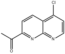 1-(5-chloro-1,8-naphthyridin-2-yl)Ethanone Struktur
