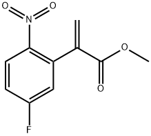 Methyl 2-(5-Fluoro-2-Nitrophenyl)Acrylate Struktur