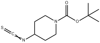4-异硫氰酸阿哌啶-1-羧酸叔丁酯 结构式