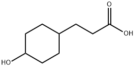 4-hydroxyCyclohexanepropanoic acid Structure