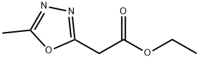 (5-Methyl-[1,3,4]oxadiazol-2-yl)-acetic acid ethyl ester Structure