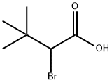 2-bromo-3,3-dimethylbutanoic acid Struktur