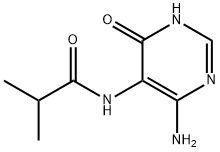 N-(4-amino-6-oxo-1,6-dihydropyrimidin-5-yl)isobutyramide Structure
