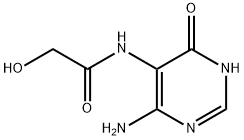 N-(4-amino-6-oxo-1,6-dihydropyrimidin-5-yl)-2-hydroxyacetamide Structure