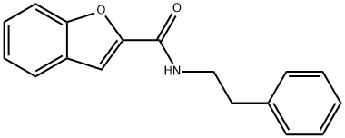 N-(2-phenylethyl)-1-benzofuran-2-carboxamide Struktur