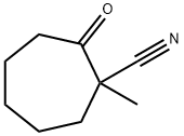 1-Methyl-2-oxocycloheptanecarbonitrile Struktur