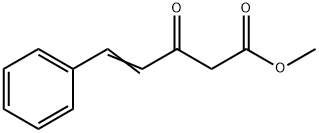 3-Oxo-5-phenyl-4-pentenoic acid methyl ester 化学構造式