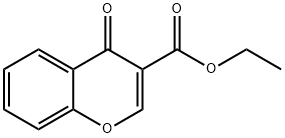 Ethyl 4-oxo-4H-chromene-3-carboxylate 结构式