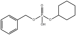 Benzyl cyclohexyl hydrogen phosphate Struktur
