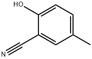 5-甲基-2-羟基苯甲腈 结构式