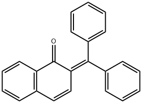 2-BENZHYDRYLIDENE-2H-NAPHTHALEN-1-ONE Struktur