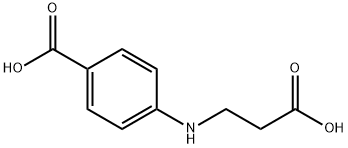 3-[(4-Carboxyphenyl)amino]propanoic acid Structure