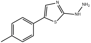 (5-p-Tolyl-thiazol-2-yl)-hydrazine Structure