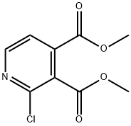 dimethyl 2-chloropyridine-3,4-dicarboxylate Struktur