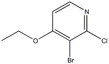 3-溴-2-氯-4-乙氧基吡啶,52311-47-4,结构式