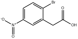 2-(2-溴-5-硝基苯基)乙酸 结构式
