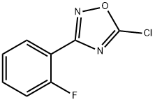 5-Chloro-3-(2-fluorophenyl)-1,2,4-oxadiazole Struktur