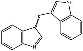 (Z)-3-((3H-indol-3-ylidene)methyl)-1H-indole,526-32-9,结构式