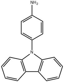 4-(9H-カルバゾール-9-イル)アニリン 化学構造式