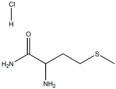 2-Amino-4-(methylthio)butanamide hydrochloride 化学構造式