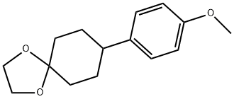 8-(4-methoxyphenyl)-1,4-dioxaspiro[4.5]decane Structure