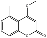 4-甲氧基-5-甲基香豆素, 53091-74-0, 结构式
