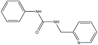 1-苯基-3-(吡啶-2-基甲基)脲,53101-94-3,结构式