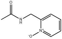 N-[(1-oxidopyridin-1-ium-2-yl)methyl]acetamide 化学構造式