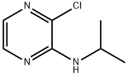 3-chloro-N-(propan-2-yl)pyrazin-2-amine 化学構造式
