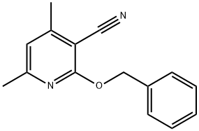 2-(苄氧基)-4,6-二甲基烟腈, 53475-53-9, 结构式