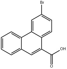 6-溴菲-9-羧酸,53581-38-7,结构式