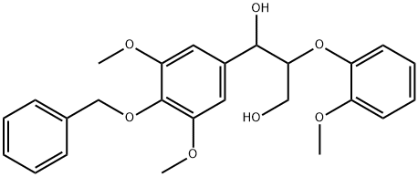 1-(4-(Benzyloxy)-3,5-dimethoxyphenyl)-2-(2-methoxyphenoxy)propane-1,3-diol Structure