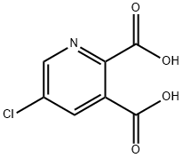 5-氯吡啶-2,3-二羧酸, 53636-66-1, 结构式