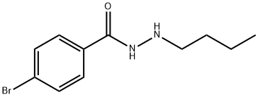 4-bromo-N'-butylbenzohydrazide Struktur