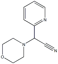 4-Morpholineacetonitrile,a-2-pyridinyl-
 Structure