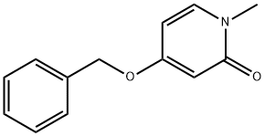 1-甲基-4-(苄氧基)-2-吡啶酮 结构式