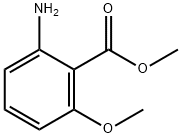 2-Amino-6-methoxy-benzoic acid methyl ester Struktur