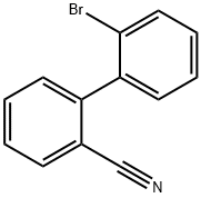 2′-ブロモビフェニル-2-カルボニトリル 化学構造式