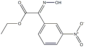 ethyl (2E)-2-hydroxyimino-2-(3-nitrophenyl)acetate Structure